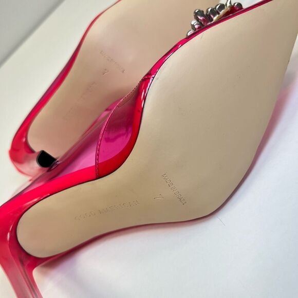 Good American Women’s Hot Pink Cinder-f*cking-rella Pump Size 7 - Picture 6 of 8